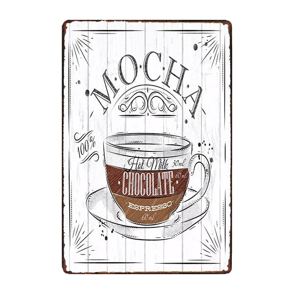 advertising plaque coffee moka advertising plaque coffee moka