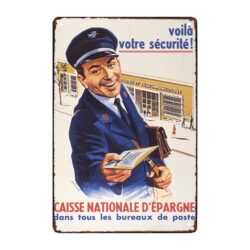 advertising plaque caisse depargne