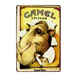 camel advertising plaque