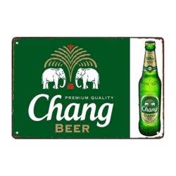 chang beer advertising plaque