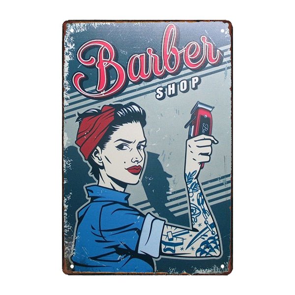 hairdressing advertising plaque hairdressing advertising plaque