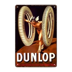 advertising plaque dunlop belts