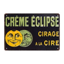 advertising plate creme eclipse