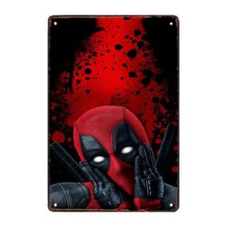 deadpool advertising plaque
