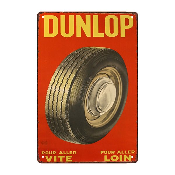 dunlop advertising plaque dunlop advertising plaque