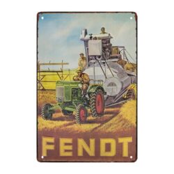 fendt advertising plate