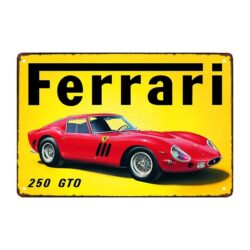 ferrari advertising plate