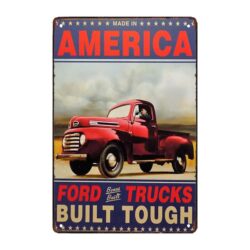 ford truck advertising plate