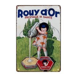 cheese advertising plaque