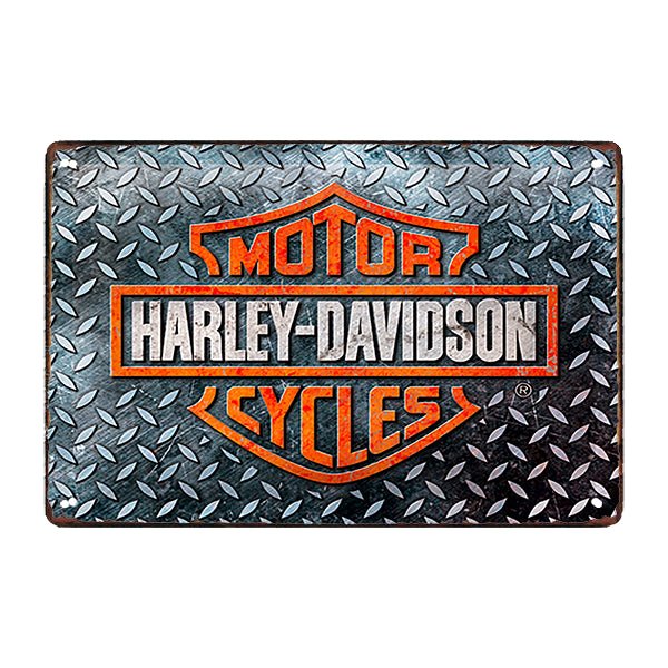 harley davidson garage advertising plaque harley davidson garage advertising plaque