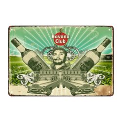 havana club advertising plaque
