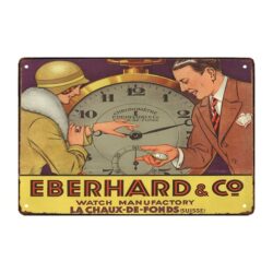 watchmaking advertising plate