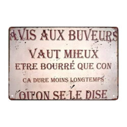 humor advertising plaque