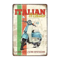 advertising plaque italy