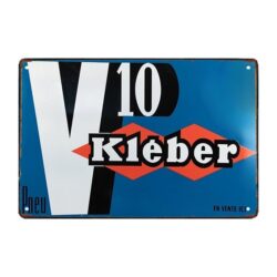 kleber advertising plate