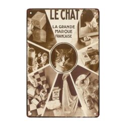 advertising plaque the cat