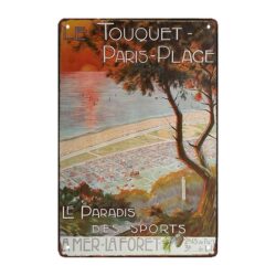 advertising plaque le touquet