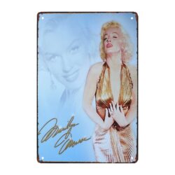 advertising plate marilyn monroe