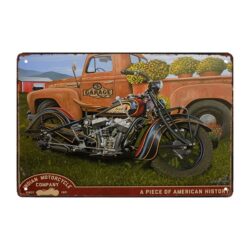 advertising metal indian plate