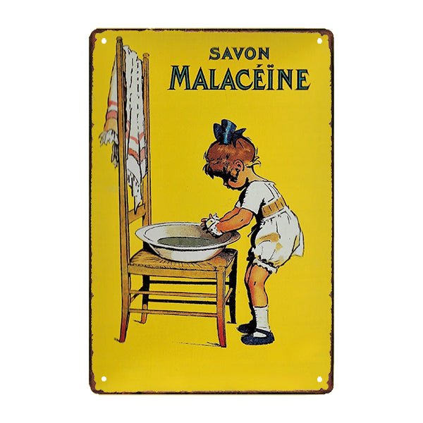 metal soap advertising plate 1 metal soap advertising plate 1