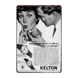 advertising plate watch kelton