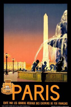 advertising plaque paris