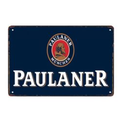 paulaner advertising plaque