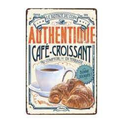 retro bakery advertising plate