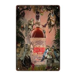advertising plate rum don papa