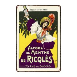 advertising plaque ricqles