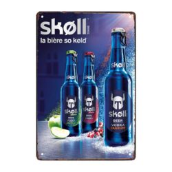 skoll advertising plaque