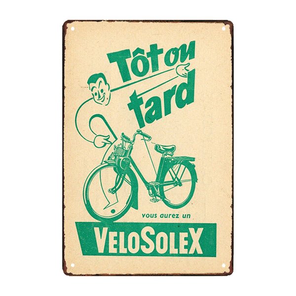 solex advertising plate solex advertising plate