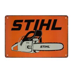 stihl advertising plate