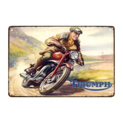 triumphal advertising plate