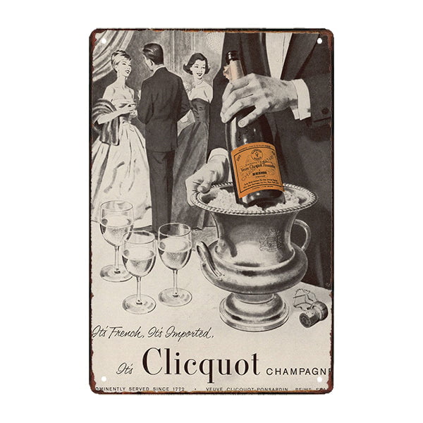 advertising plate victor clicquot champagne advertising plate victor clicquot champagne