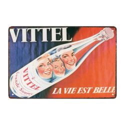 advertising plaque vittel
