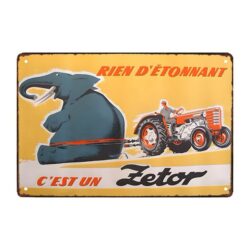 zetor advertising plaque