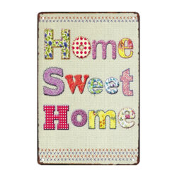 metal plaque home sweet home