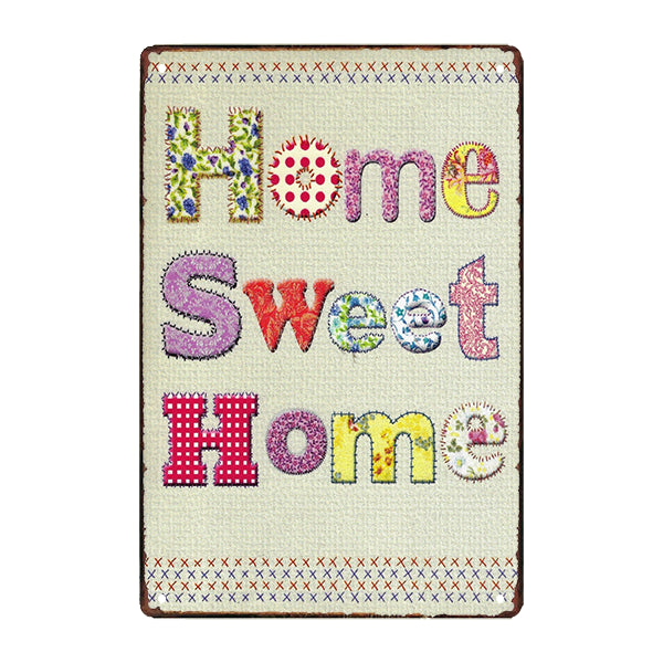 metal plaque home sweet home metal plaque home sweet home