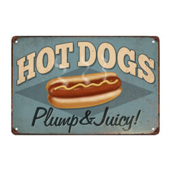 hot dog metal plate