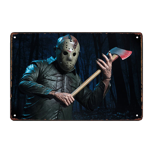 jason metal plaque friday the 13th jason metal plaque friday the 13th