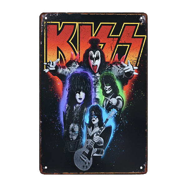 metal kiss plaque metal kiss plaque