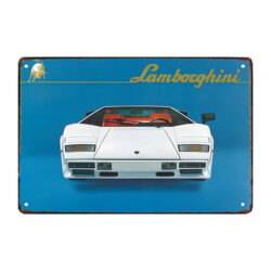 lamborghini metal plate