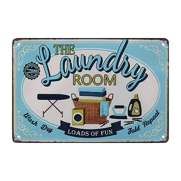 metal laundry plaque metal laundry plaque