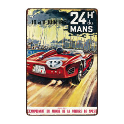 metal plate le mans 1961