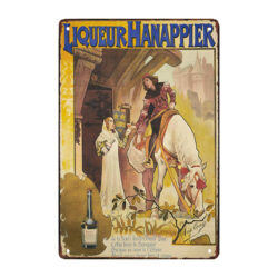 hanappier liquor metal plate