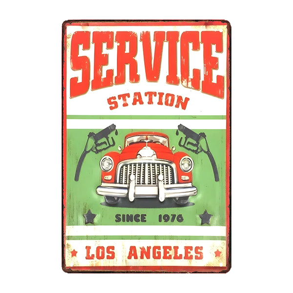 los angeles metal plaque los angeles metal plaque