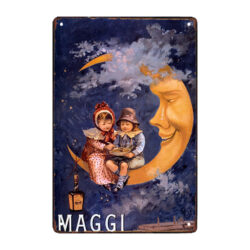 maggi moon metal plate