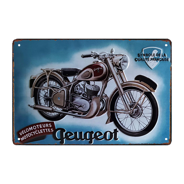 old motorcycle metal plate old motorcycle metal plate