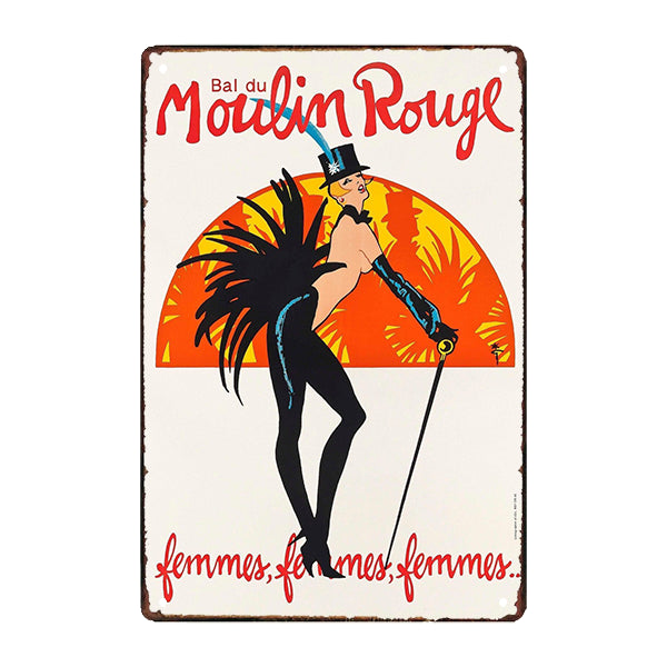 moulin rouge metal plate moulin rouge metal plate